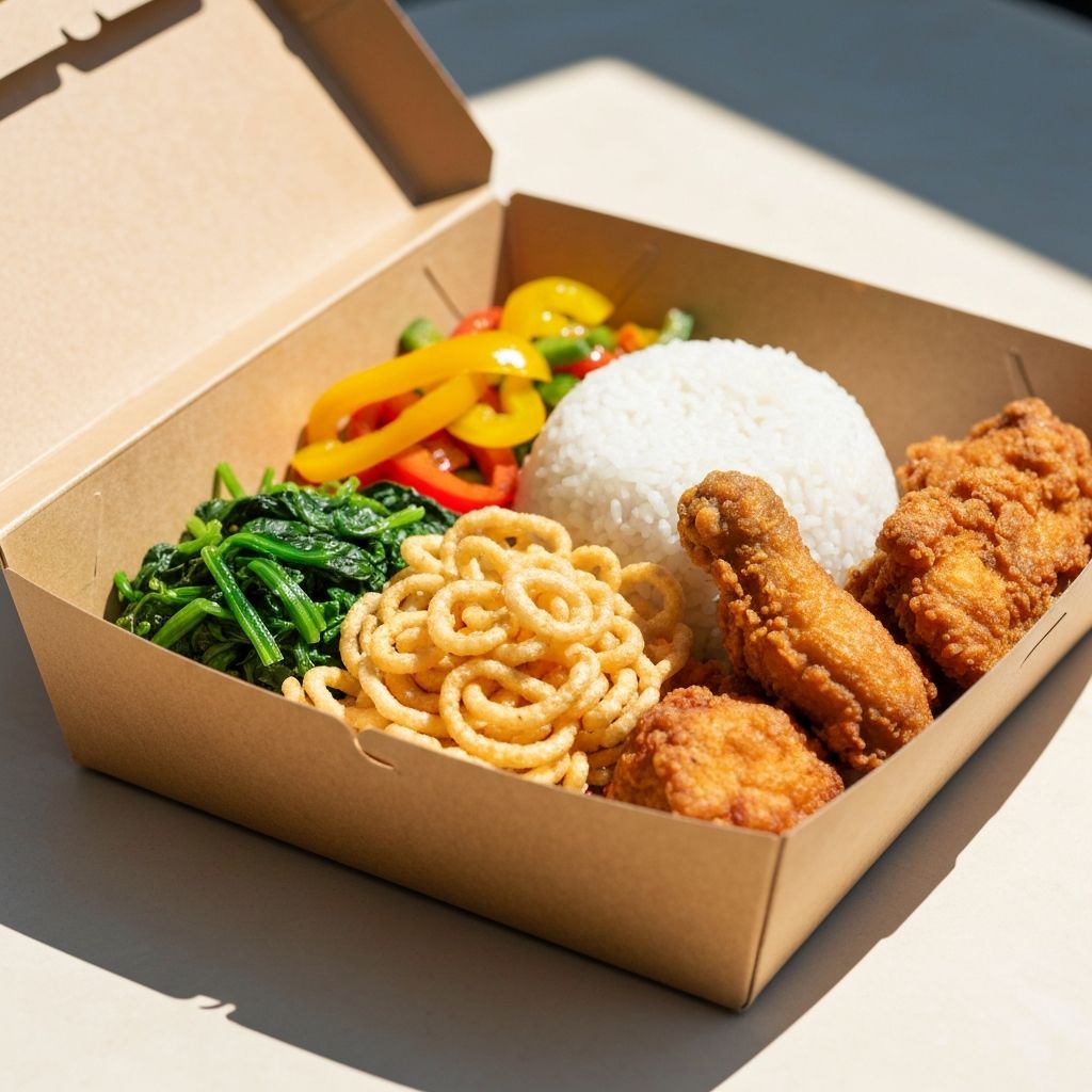 Nasi Kotak Ayam Goreng