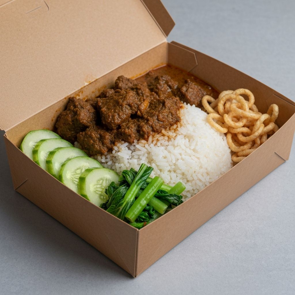 Nasi Kotak Rendang